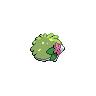 Shaymin back-facing sprite from Pokémon White 2