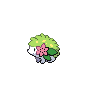 Shaymin front-facing sprite from Pokémon White 2