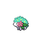 Shaymin shiny front-facing sprite from Pokémon White 2