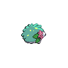 Shaymin shiny back-facing sprite from Pokémon Black