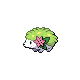 Shaymin front-facing sprite from Pokémon Diamond