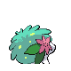 Shaymin shiny back-facing sprite from Pokémon Diamond