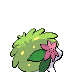 Shaymin back-facing sprite from Pokémon HeartGold