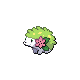 Shaymin front-facing sprite from Pokémon HeartGold