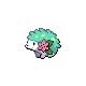 Shaymin shiny front-facing sprite from Pokémon HeartGold