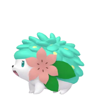 Shaymin shiny front-facing sprite from Pokémon Legends: Arceus