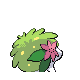 Shaymin back-facing sprite from Pokémon Platinum