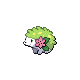 Shaymin front-facing sprite from Pokémon Platinum