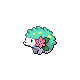 Shaymin shiny front-facing sprite from Pokémon Platinum
