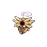 Shedinja shiny back-facing sprite from Pokémon Black 2