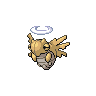 Shedinja front-facing sprite from Pokémon Black