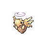 Shedinja shiny front-facing sprite from Pokémon Black