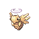 Shedinja shiny front-facing sprite from Pokémon Pearl