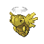 Shedinja front-facing sprite from Pokémon Emerald