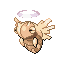 Shedinja shiny front-facing sprite from Pokémon Emerald