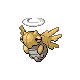 Shedinja front-facing sprite from Pokémon HeartGold
