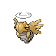 Shedinja front-facing sprite from Pokémon Platinum