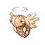 Shedinja shiny front-facing sprite from Pokémon Sapphire
