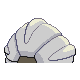 Shelgon back-facing sprite from Pokémon Diamond