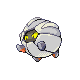Shelgon front-facing sprite from Pokémon Diamond