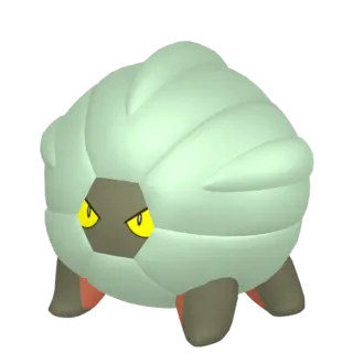 Shelgon shiny front-facing sprite from Pokémon Shield