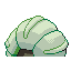Shelgon shiny back-facing sprite from Pokémon Sapphire