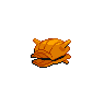 Shellder shiny back-facing sprite from Pokémon Black 2