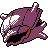 Shellder back-facing sprite from Pokémon Crystal