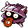 Shellder front-facing sprite from Pokémon Crystal