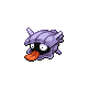 Shellder front-facing sprite from Pokémon Pearl