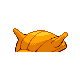 Shellder shiny back-facing sprite from Pokémon Pearl