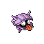 Shellder front-facing sprite from Pokémon Emerald