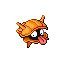 Shellder shiny front-facing sprite from Pokémon Emerald