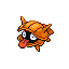 Shellder shiny front-facing sprite from Pokémon FireRed