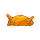 Shellder shiny back-facing sprite from Pokémon HeartGold