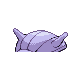 Shellder back-facing sprite from Pokémon Platinum
