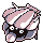 Shellder front-facing sprite from Pokémon Red