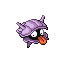 Shellder front-facing sprite from Pokémon Ruby
