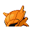 Shellder shiny back-facing sprite from Pokémon Ruby
