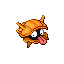 Shellder shiny front-facing sprite from Pokémon Ruby