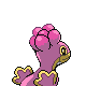 Shellos back-facing sprite from Pokémon Platinum