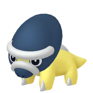 Shieldon shiny front-facing sprite from Pokémon Moon