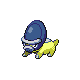 Shieldon shiny front-facing sprite from Pokémon Platinum