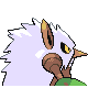 Shiftry back-facing sprite from Pokémon Diamond