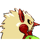 Shiftry shiny back-facing sprite from Pokémon Diamond