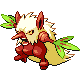 Shiftry shiny front-facing sprite from Pokémon Diamond