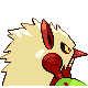 Shiftry shiny back-facing sprite from Pokémon SoulSilver