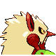 Shiftry shiny back-facing sprite from Pokémon Platinum