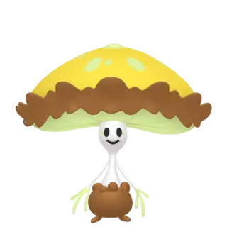 Shiinotic shiny front-facing sprite from Pokémon Moon