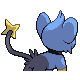 Shinx back-facing sprite from Pokémon Pearl